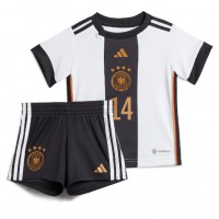 Dětský Fotbalový dres Německo Jamal Musiala #14 MS 2022 Domácí Krátký Rukáv (+ trenýrky)